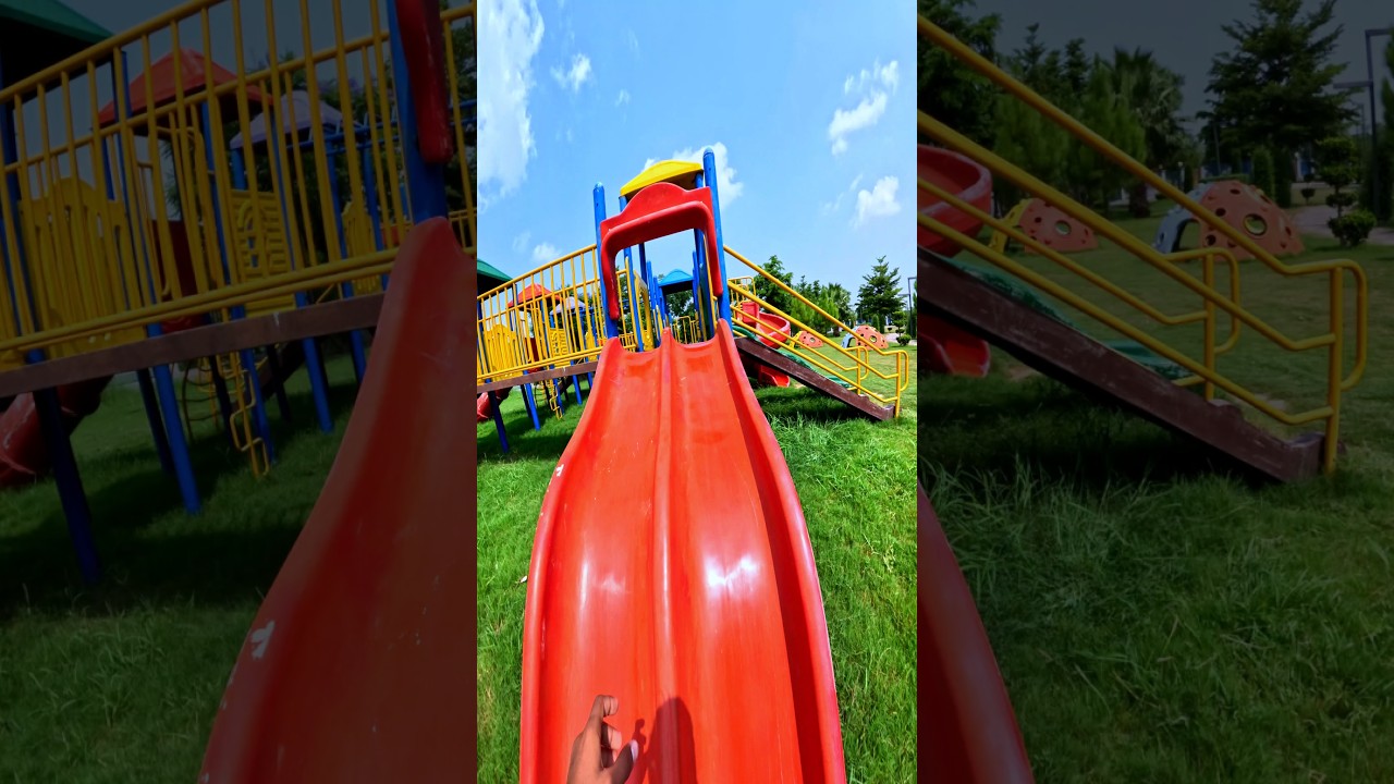 Bella Ciao Parkour Playground climb 🪜 slide 🛝 pov #entertainment #popular #viral #adventure