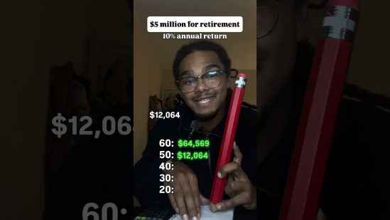 How to retire with 5 million 🤑📈#investing #stocks #money