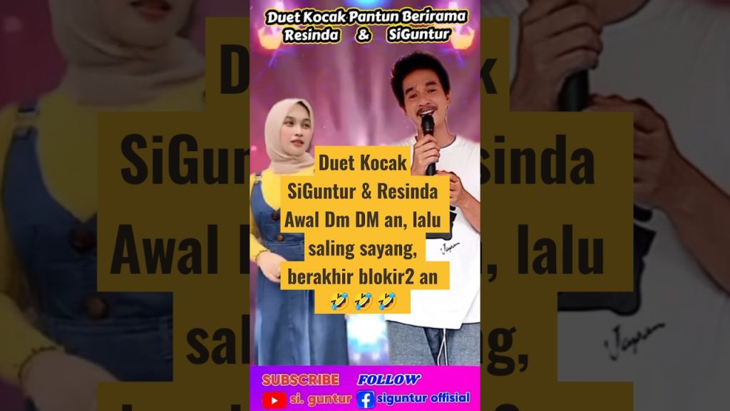 Duet Kocak SiGuntur & Resinda😅 #siguntur #duet #lagulucu #videolucu #comedy #musiklucu #funny #lucu