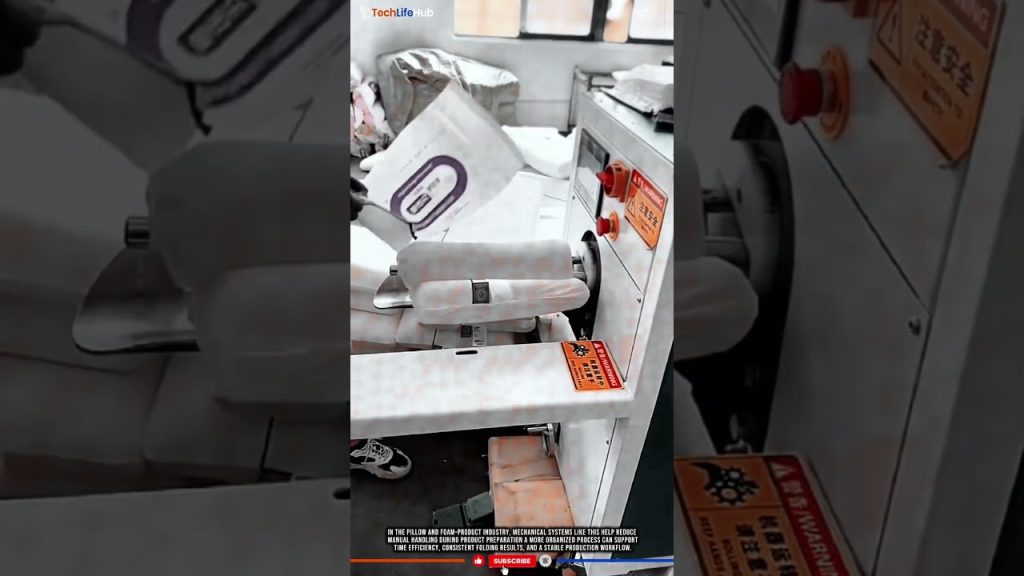 Automatic Folding Machine Technology: Innovation Skill for Efficient Foam Pillow Packaging #tech