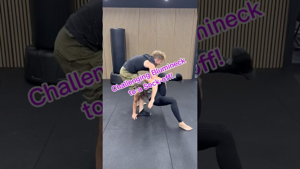 I challenge you to a sock-off! #fitness #couple #challenge #funny