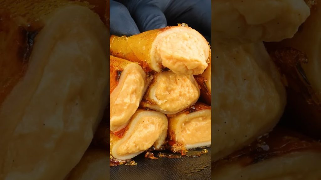 Roll Creamy 😋 Bite #eating #eatingasmr #food #recipe #cooking#mukbang #chinesefood#usashorts #shorts