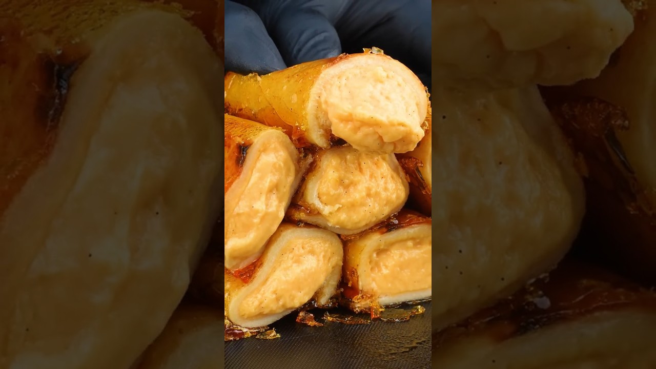 Roll Creamy 😋 Bite #eating #eatingasmr #food #recipe #cooking#mukbang #chinesefood#usashorts #shorts