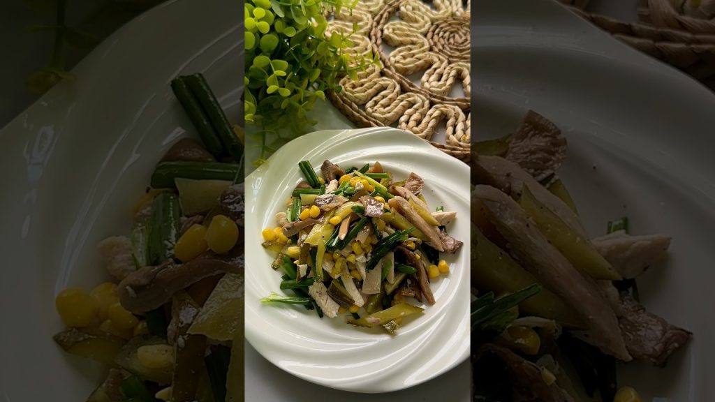Mexmon dasturxoni uchun mayanezsiz salat🥗 #food #recipe #cooking #easyrecipe #retseptlar