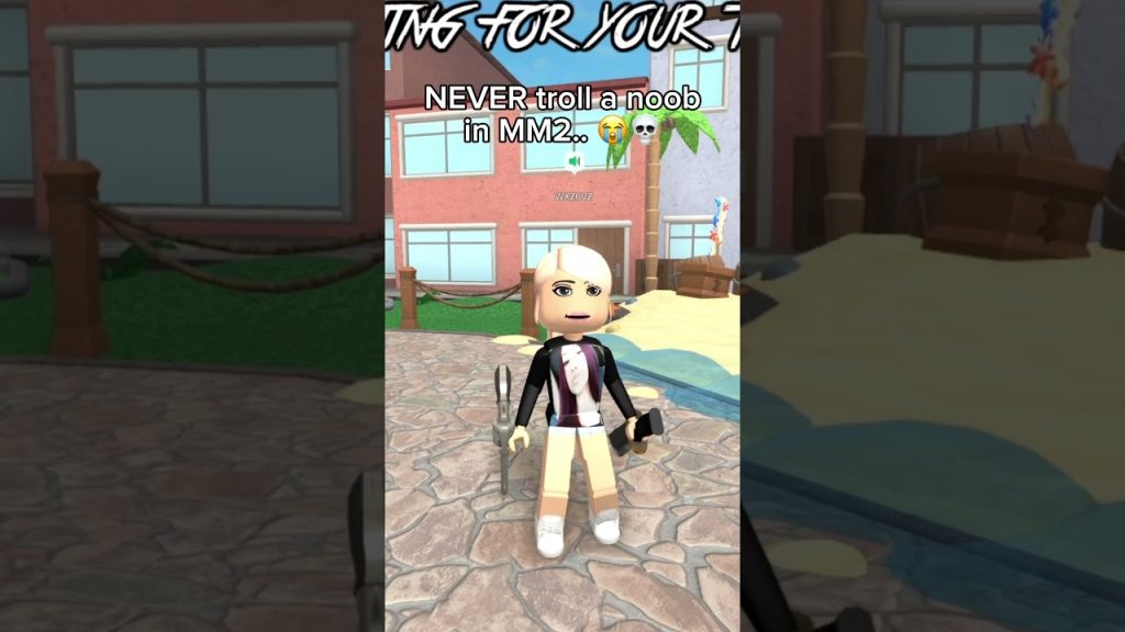 WHY DID SHE START ROASTING ME IN THE LOBBY.. #roblox #mm2 #gaming