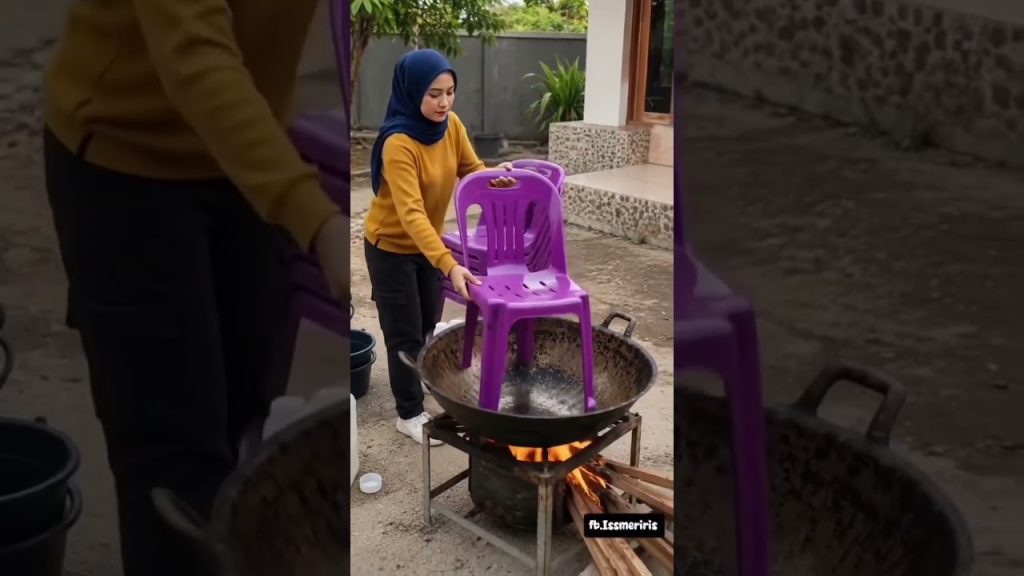 ISTRI MASAK KURSI WARNA MERAH DAN UNGU #shorts #comedy #funny