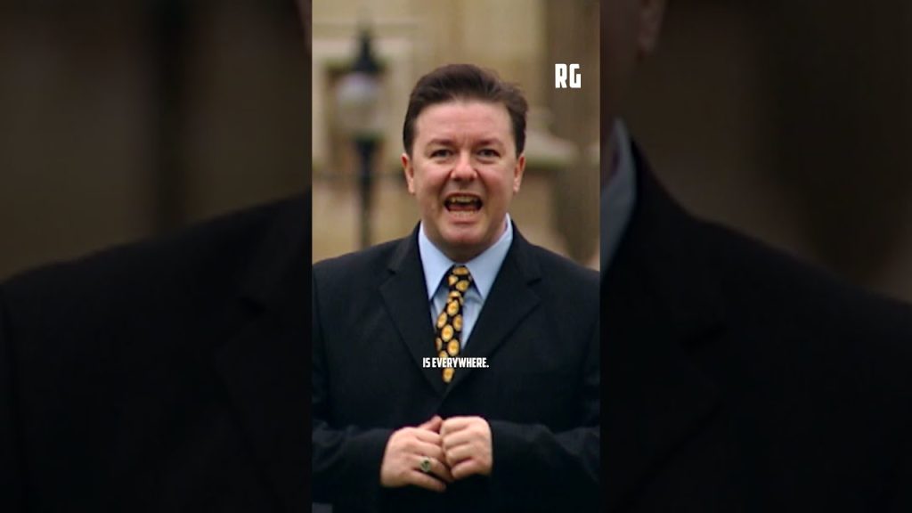 Everything is political, says Ricky Gervais 🤯 #rickygervais #comedy #shorts