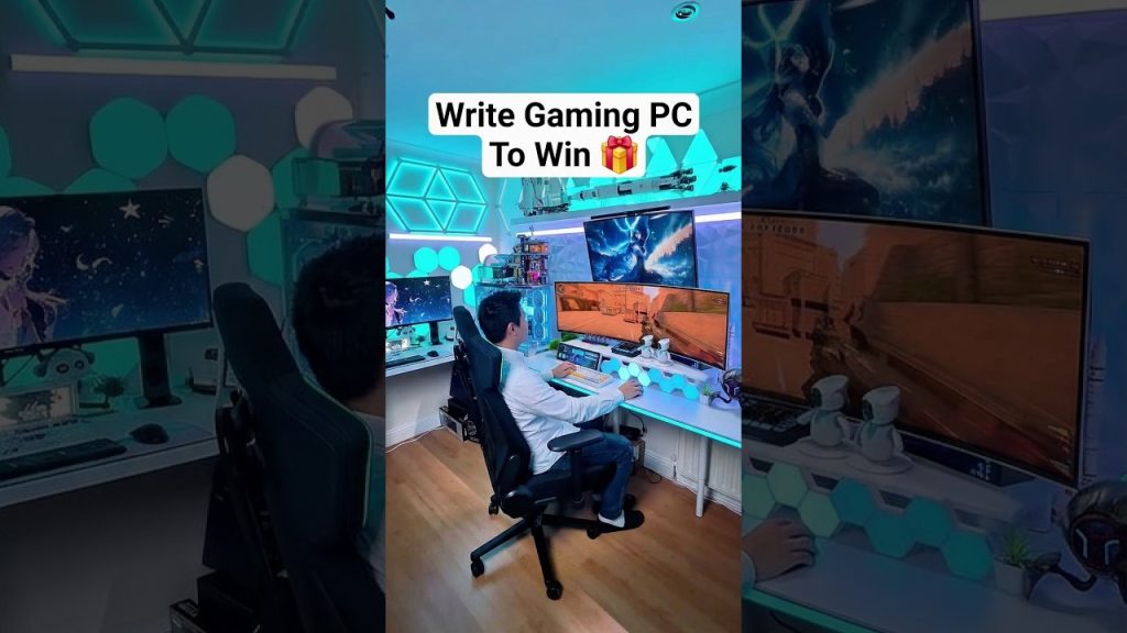 Gamers Biggest Gaming Room Setup 😱Gaming PC #ps5 #gaming #gamingcommunity #shorts #xboxseriesx