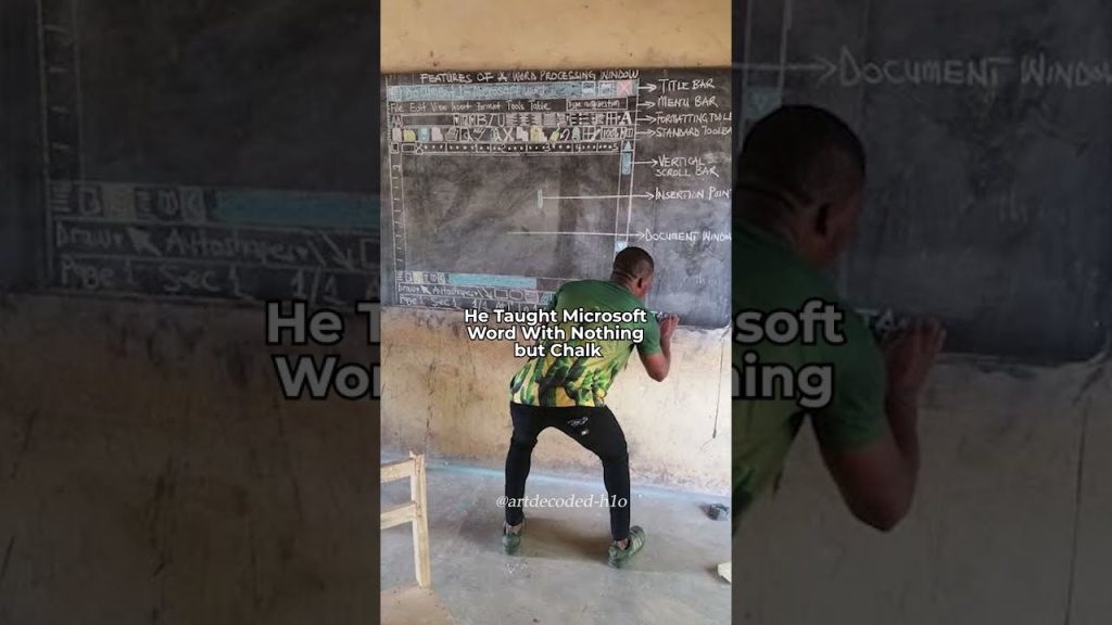 How He Taught Microsoft Word Without Computers