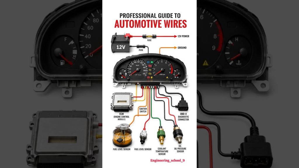 Automotive Wiring Explained 🔧 | How Car Electrical Wiring Works | 12V, Fuse, ECU & Sensors ⚙️⚡️😱