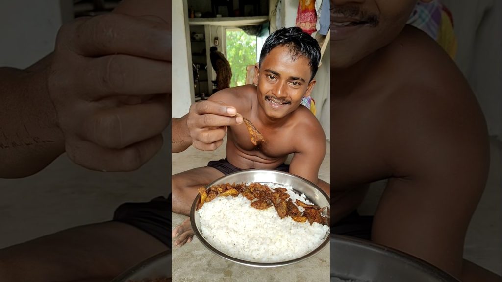 ✨ Spicey Fish Fry And Rice Eating|💖#shorts #tiktok #food #recipe