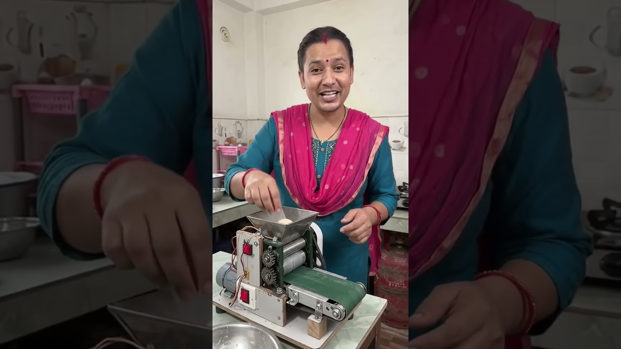 roti making machine # #viral #food #recipe #roti #cooking with Hemlata