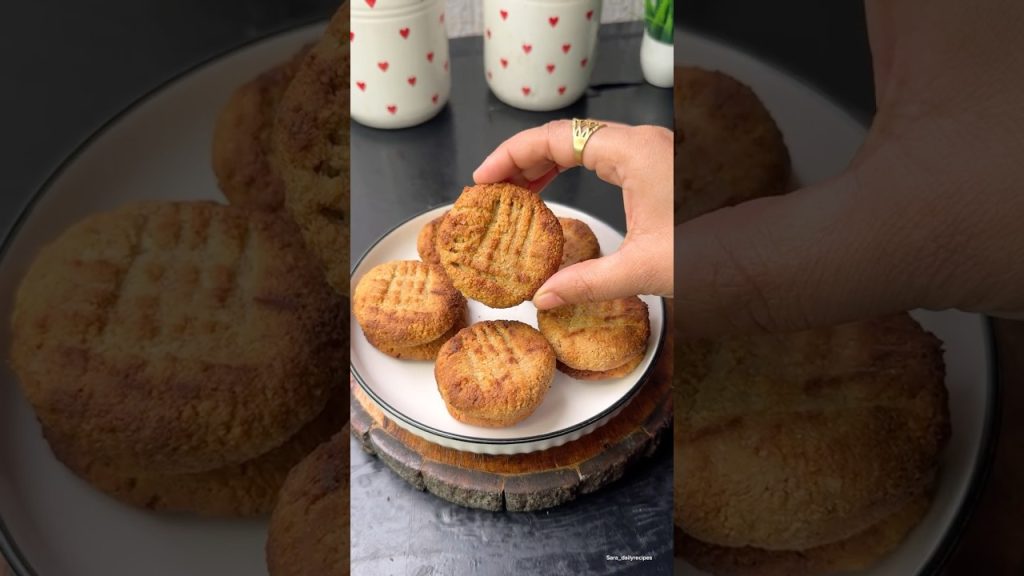 Badam Peanut Cookies | Easy & Healthy Cookies #ytshorts #food #recipe
