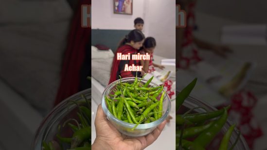 Hari mirch achar #food #recipe #cooking #viral #shorts