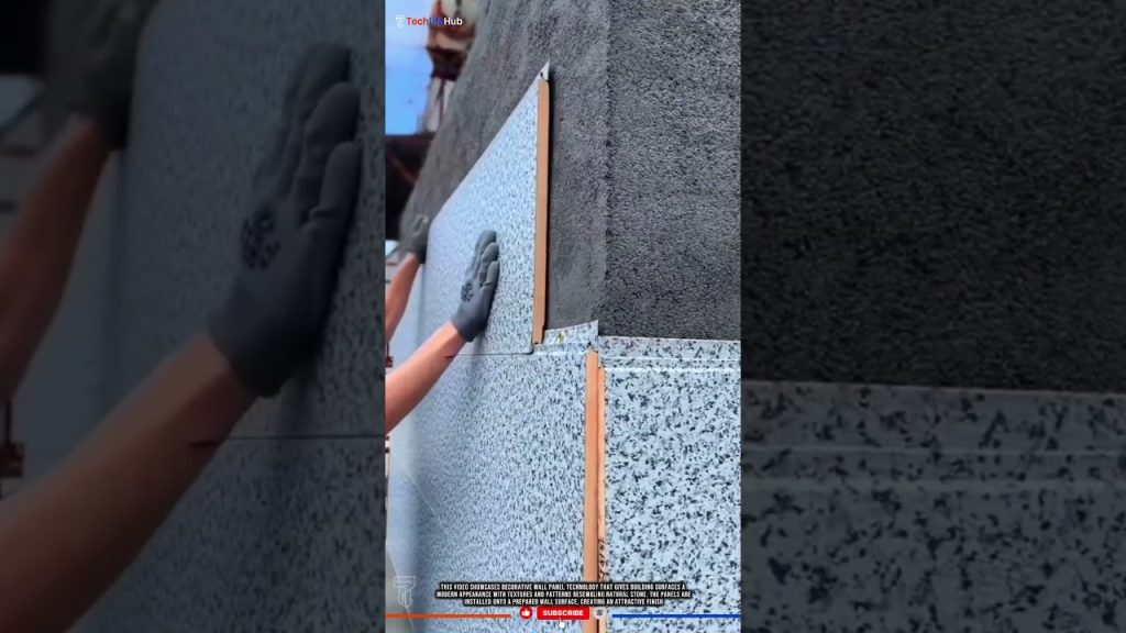 Wall Panel Innovation: Technology Premium Exterior Finish Without Painting #tech