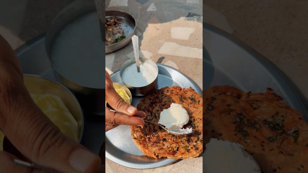 Onion lachha paratha😋❤️ | Shiv Vats | #viral #food #recipe #trending #desi #villagelife #cooking