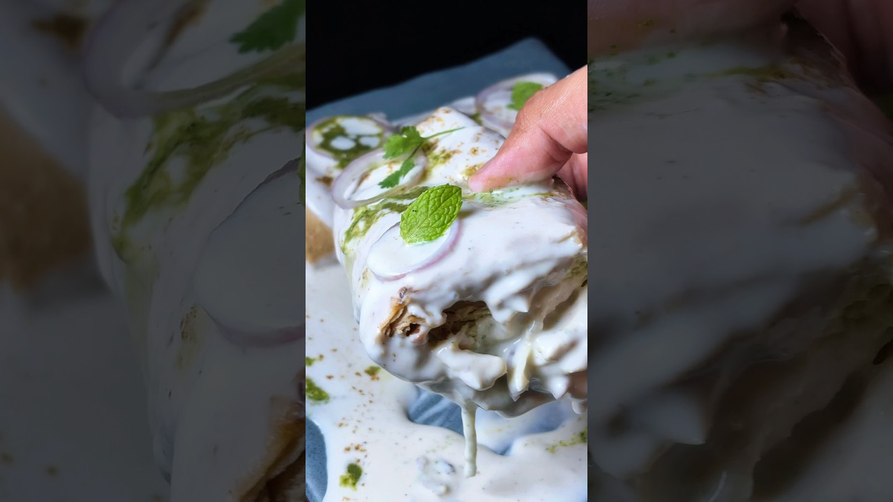 Creamy Chicken Tikka Roll | High Protein Street Food Recipe🔥😋😱#recipe