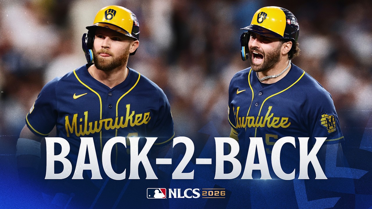 FULL INNING: The Brewers hit BACK-TO-BACK home runs against the Dodgers in Game 3 of the NLCS! 🔥