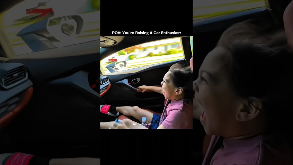 A Future Car Enthusiast In The Making 😭