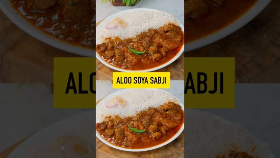Instant wali Aloo Soya Subzi 🤪🤪🤪 #bharatzkitchen #food #recipe