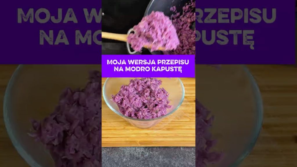 Modro kapusta przepis krok po kroku #przepis #food #recipe