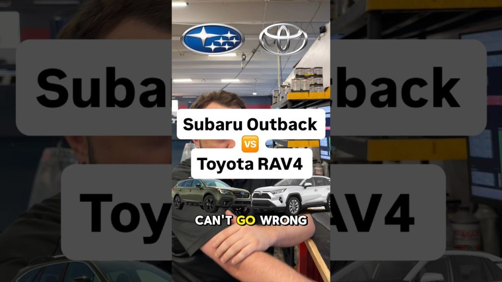 Subaru Outback VS Toyota RAV4 #automotive #subaruoutback #toyotarav4 #subaru #carbuyingtips