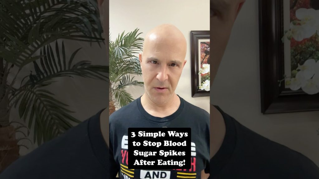 3 Simple Ways to Stop Blood Sugar Spikes After Eating! #drmandell #health #sugar