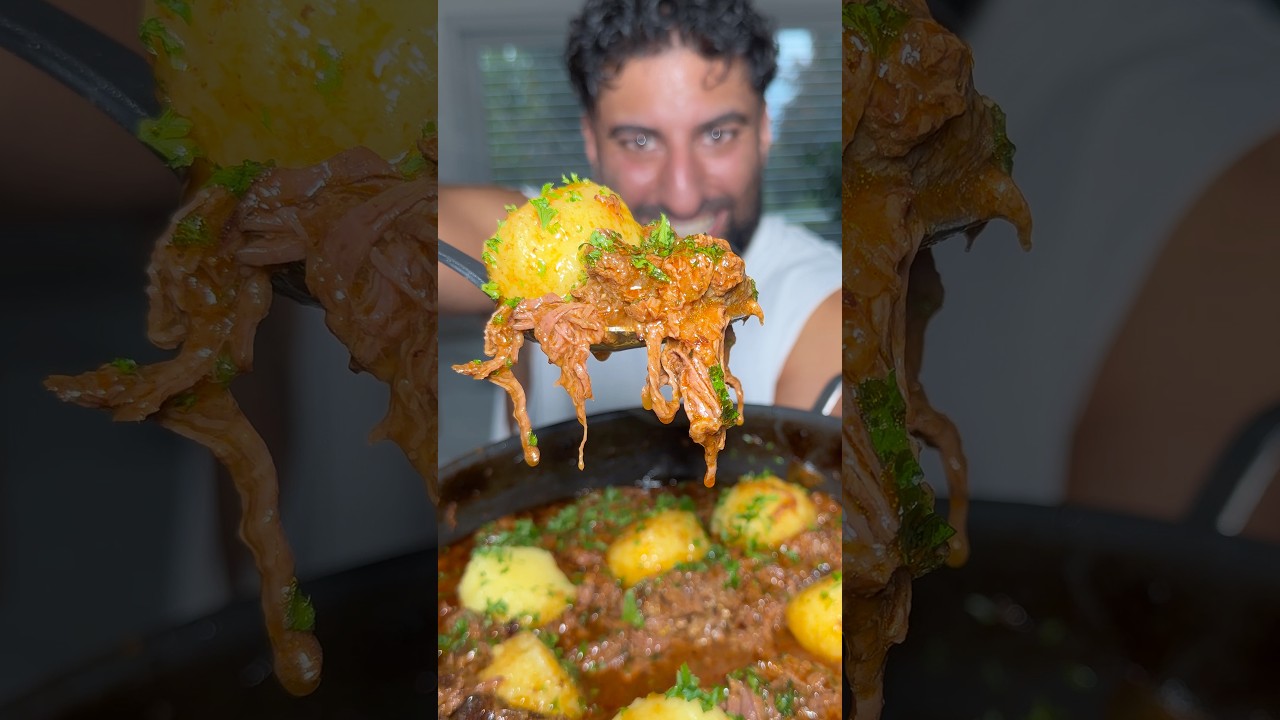 Schmorrind mit Knödel #essen #rezept #food