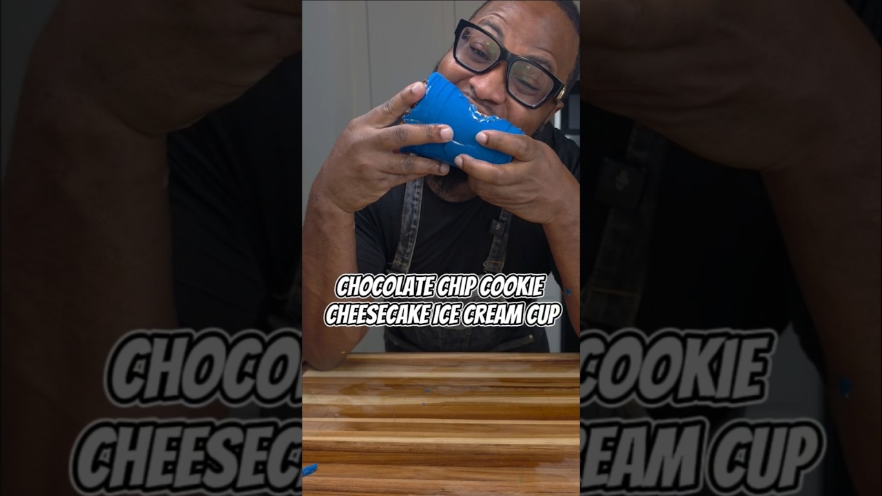 Gigantic Cookie Monster Ice Cream Cup #shorts #food #recipe