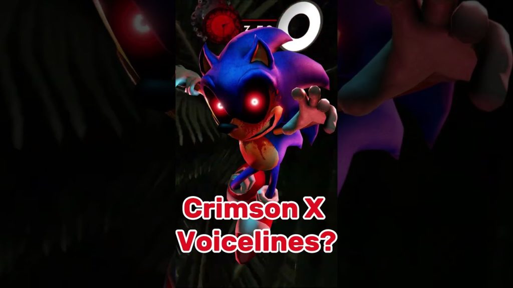 Crimson X Voice lines Revealed! #outcomememories #sonic#sonicexe #aysm #fyp #gaming #shorts #short