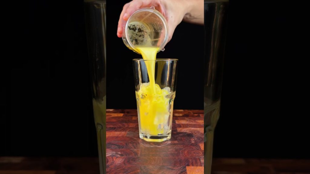 Sunrise Mocktail 🍹 #asmr #cooking #food #recipe