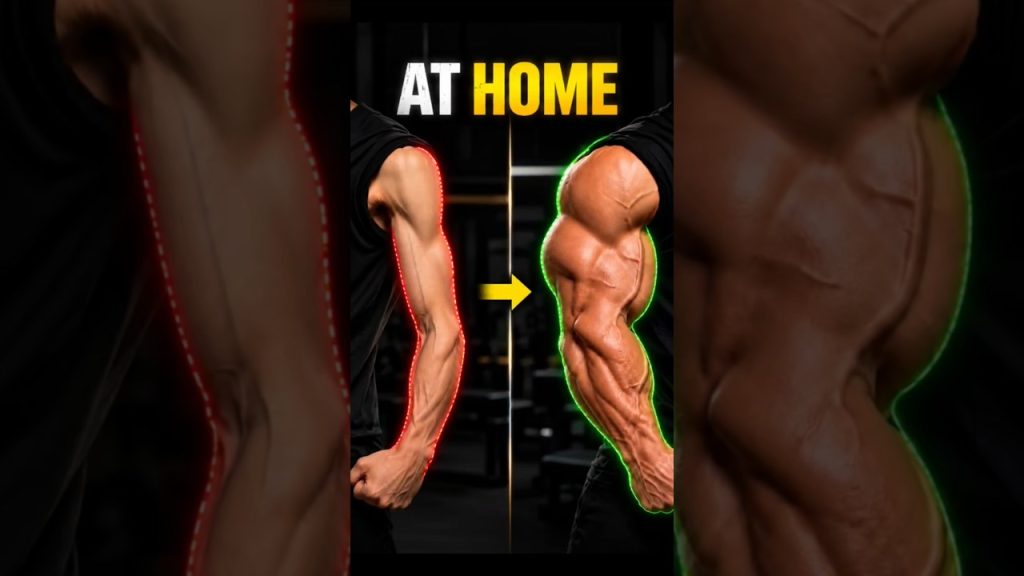 Get Bigger Triceps (at Home)💪 #fitness #Shorts