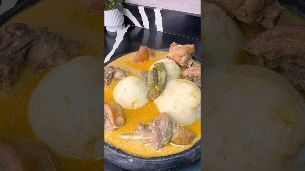 Ghanaian wrewre nkwan/ melon seeds soup #food #recipe #cooking