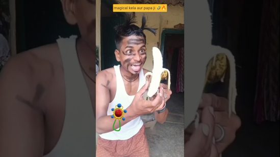 magical kela aur papa ji 😂🔥 #ytshaorts #funny #5minuteeverything #comedy #entertainment #facts #tikt