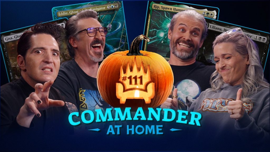 David Dastmalchian’s deckbox is a COFFIN! | Halloween Special | Commander at Home Episode 111